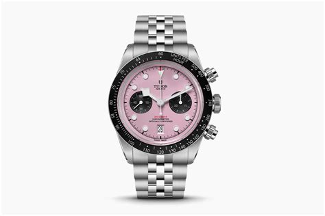 tudor black bay chronograph pink